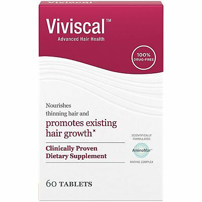 Photo 1 of ?Viviscal Women's Hair Growth Supplements for Thicker, Fuller Hair | Clinically Proven with Proprietary Collagen Complex | 60 Tablets - 1 Month Supply
