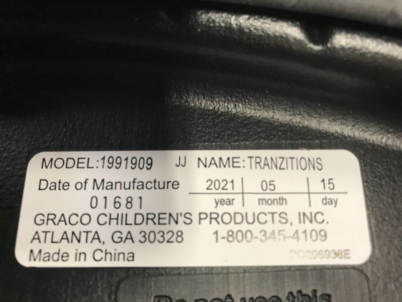 Photo 1 of Graco Tranzitions 3-in-1 Harness Booster Car SEAT, Kyte