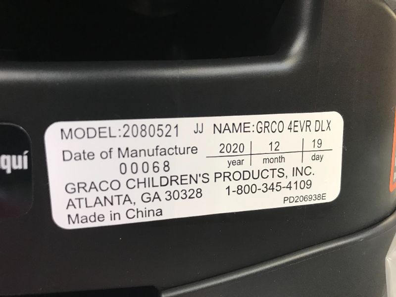 Photo 3 of Graco 4Ever DLX 4-in-1 - Car seat - bryant