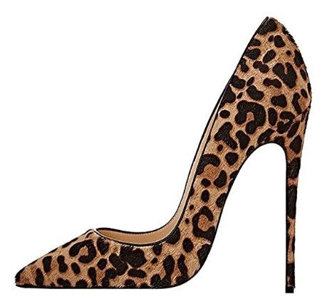 Photo 1 of Sexy Leopard Printed Dress Shoes Pointy Toe High Heels Stilettos Pumps Shoes Size 10