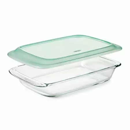 Photo 1 of OXO Good Grips Freezer-to-Oven Safe 3 Qt Glass Baking Dish with Lid, 9 x 13