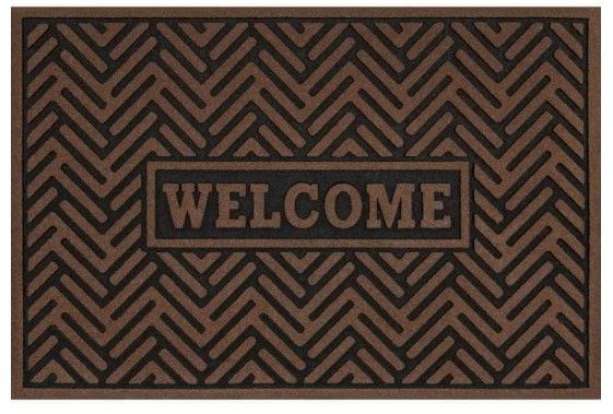 Photo 1 of 2pack Welcome Branson Bars Walnut 24 in x 36 in Door Mat
