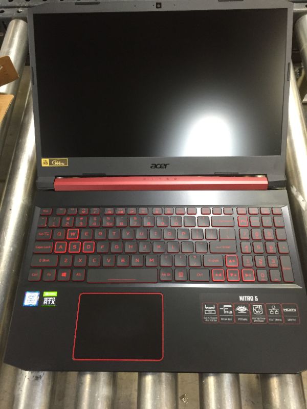 Photo 4 of Acer Nitro 5 Gaming Laptop, 9th Gen Intel Core i7-9750H, NVIDIA GeForce RTX 2060, 15.6" Full HD IPS 144Hz Display, 16GB DDR4, 256GB NVMe SSD, Wi-Fi 6, Waves MaxxAudio, Backlit Keyboard, AN515-54-728C
