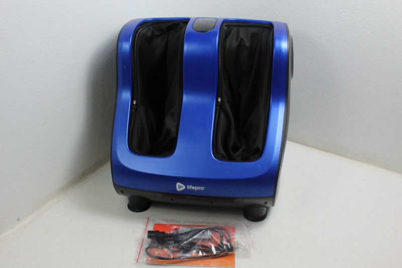 Photo 1 of Lifepro LPMRVXBLU Calf Foot Deep Tissue Massager Heated Shiatsu Settings Blue