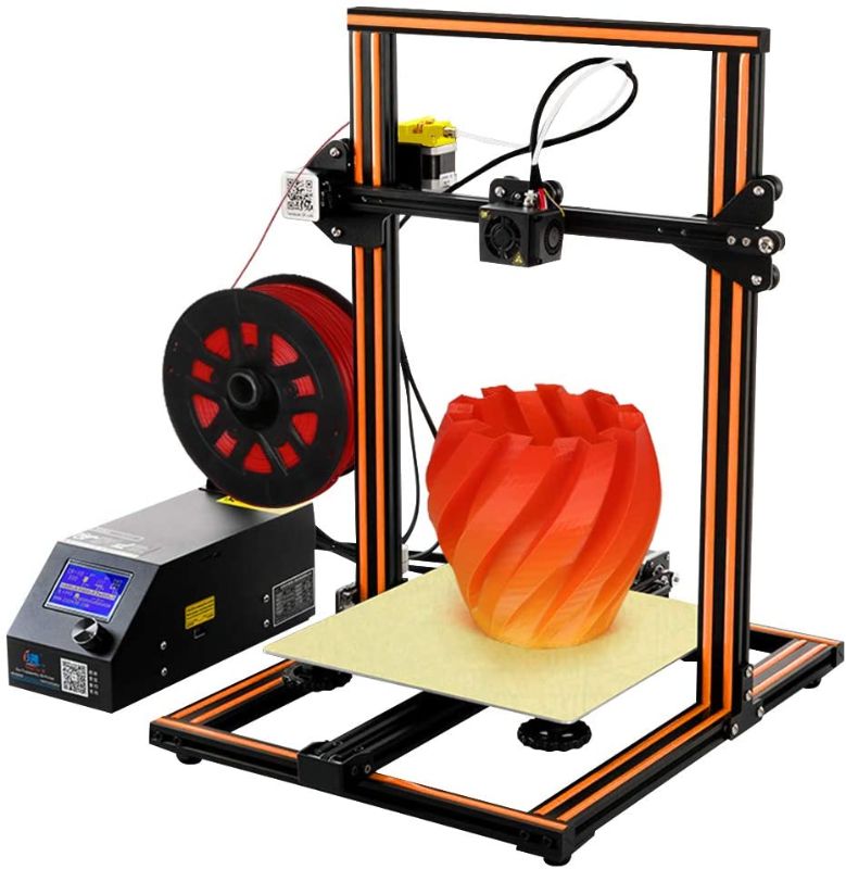 Photo 1 of Creality CR-10S FDM 3D Printer Upgraded Dual Z Axis Leading Screws and Resume Printing 300x300x400mm for Hobbyists, Designers and Home Users (Orange)
