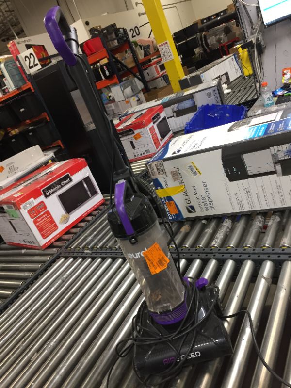 Photo 2 of Eureka NEU182B PowerSpeed Bagless Upright Vacuum Cleaner, Purple
