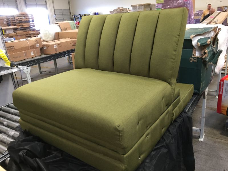 Photo 2 of Acme 57194 A&J Homes studio green linen like fabric adjustable sofa futon bed
