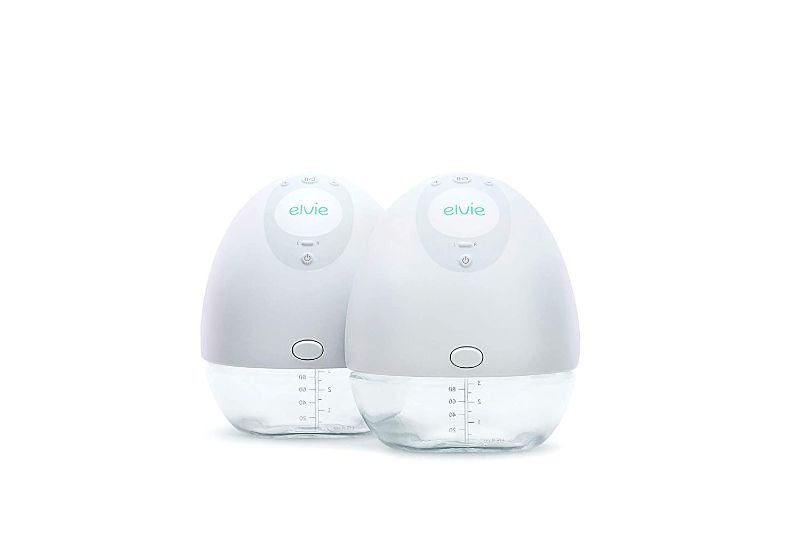 Photo 1 of Elvie Double Electric Wearable Smart Breast Pump | Silent Hands-Free Portable Breast Pump That Can Be Worn in-Bra with App 2-Modes & Variable Suction
