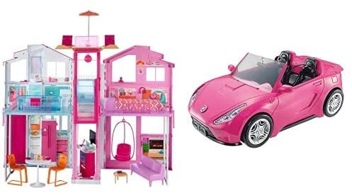 Photo 1 of Barbie 3-Story Townhouse AND Barbie Glam Convertible
