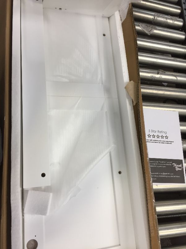 Photo 1 of SPIRICH Home Bathroom Shelf Over-The-Toilet, Bathroom SpaceSaver, Bathroom Storage Cabinet Organizer, White