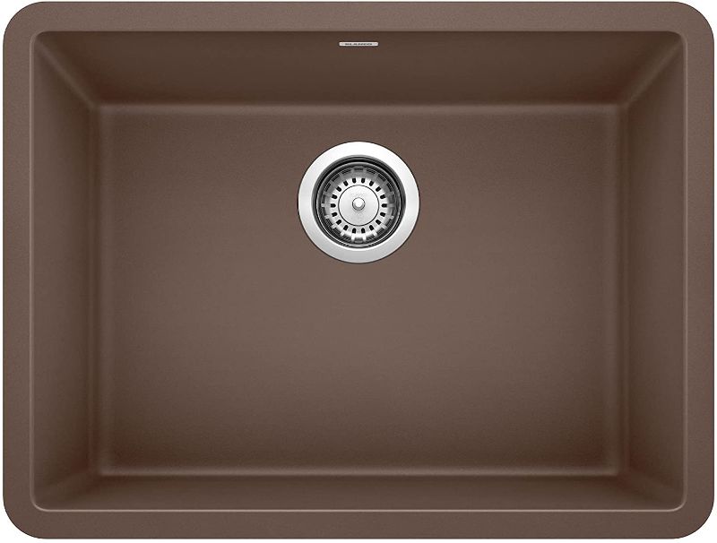 Photo 1 of BLANCO 522418 Precis 24" Single Bowl-Café Brown Sink, 23.44" L X 17.75" W for 27" Cabinet
