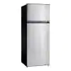 Photo 1 of 7.1 cu. ft. Top Freezer Refrigerator in Stainless Steel Look