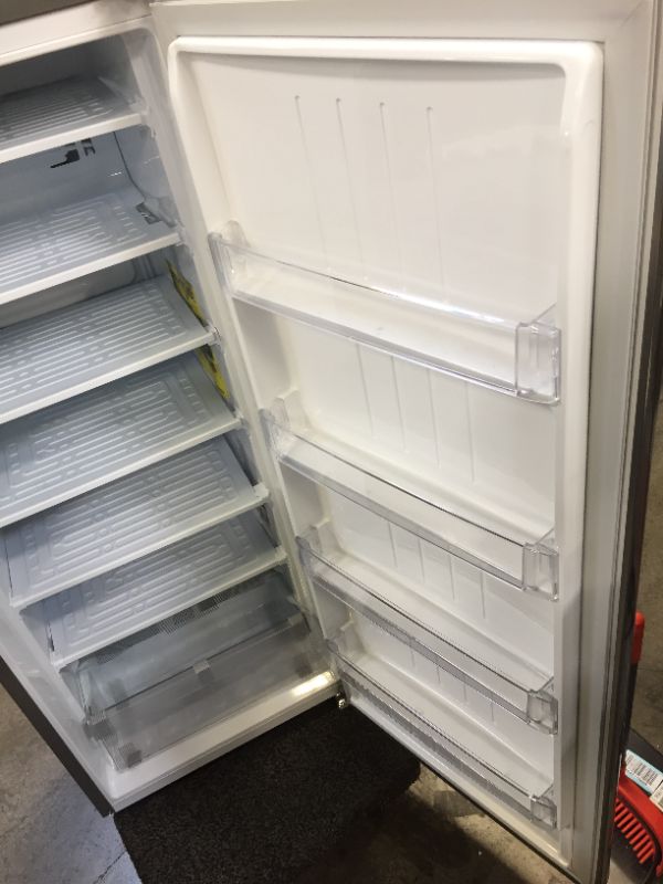 Photo 5 of 6.9 cu. ft Single Door Refrigerator in Platinum Silver