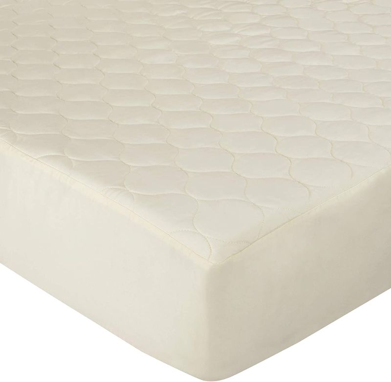 Photo 1 of Bioweaves 100% Organic Cotton Mattress Cover, GOTS Certified, Quilted Mattress Protector with Soft Cotton Wadding, 19.7 '' Deep Pocket, King Size
