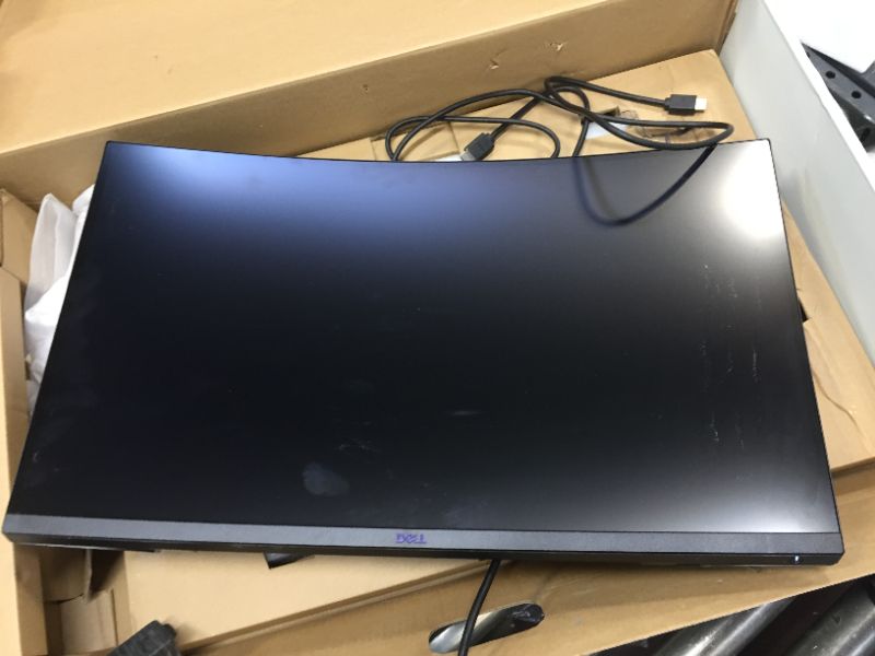 Photo 3 of S2721HGF 27" Gaming - LED Curved FHD FreeSync and G-SYNC Compatible Monitor (DisplayPort, HDMI) - MINOR SCRATCHES ON THE SCREEN.