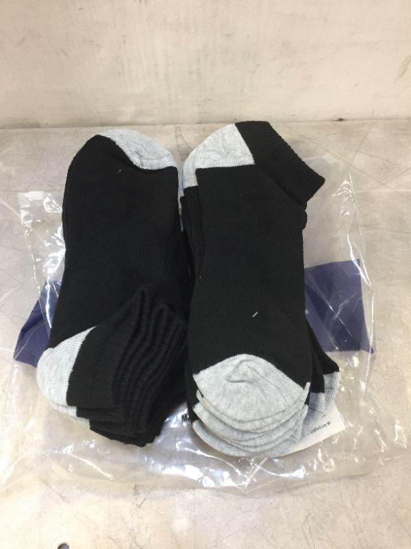 Photo 2 of ANPN Moisture Wicking Control Mesh Breathable Cushioned 10 Pairs No Show Non Slip Running Socks Medium
