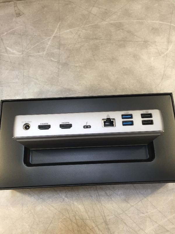 Photo 4 of Anker Docking Station, 757 Thunderbolt Docking Station (Apex, 12-in-1, Thunderbolt 4), Max 90W Charging for Laptop, 20W Power Delivery, Single 8K, Triple 4K Display, 10Gbps Data, Ethernet, Audio, SD
