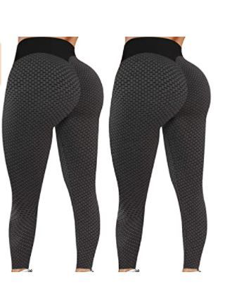 Photo 1 of Reosse Leggings for Women - 2 Pack High Waist Yoga Pants for Women DARK GRAY, SMALL