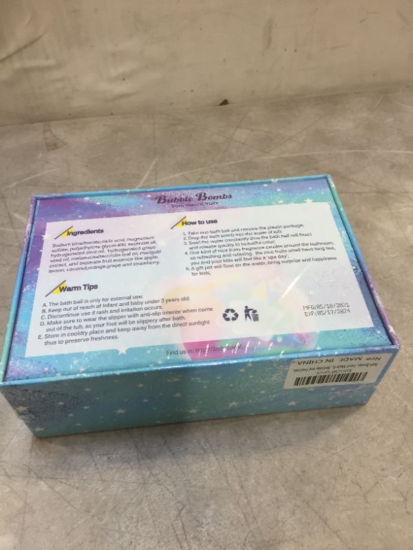 Photo 1 of Bath Bombs for Kids with Toy Surprise, 6 Pcs Natural Organic Bath Bomb Handmade Bubble Bath Kids Rich in Fruit Essential Oil and Fizzes, Best Gift Idea for Child, Women, Birthday
