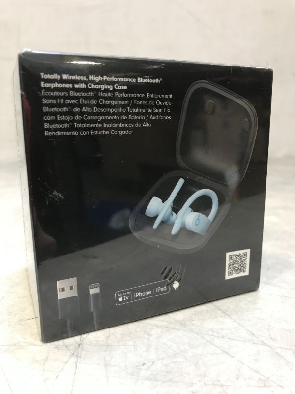 Photo 3 of Powerbeats Pro Wireless Earbuds - Apple H1 Headphone Chip, Class 1 Bluetooth Headphones, 9 Hours of Listening Time, Sweat Resistant, Built-in Microphone - Glacier Blue
