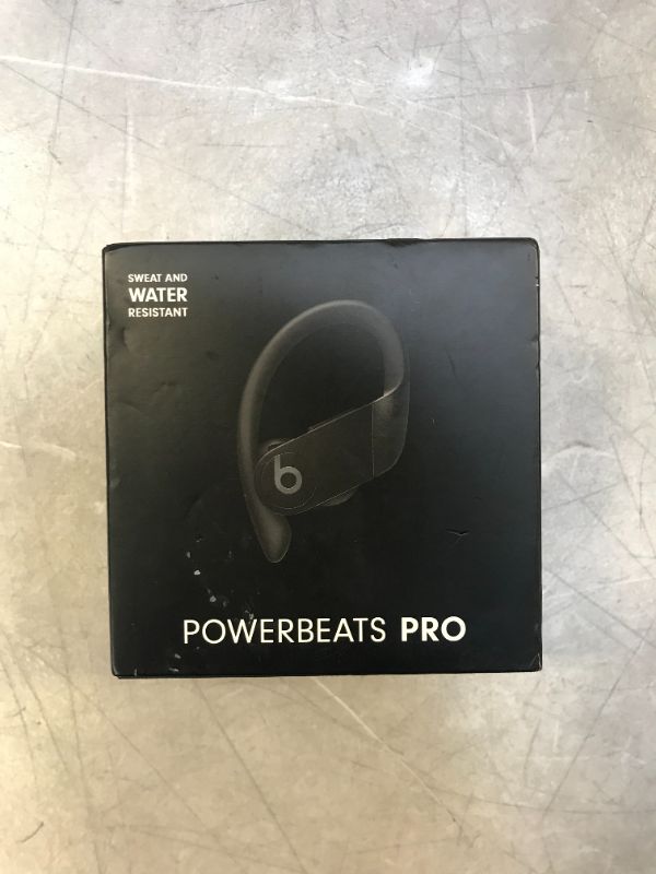Photo 1 of Powerbeats Pro Wireless Earbuds - Apple H1 Headphone Chip, Class 1 Bluetooth Headphones, 9 Hours of Listening Time, Sweat Resistant, Built-in Microphone - Black
