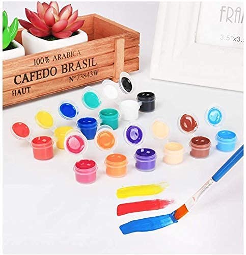 Photo 1 of 150 Empty Paint Pots Container with Lids–Mini Painting Cup Arts Crafts Supplies for Summer Camp Kids Classrooms Schools Paintings Art Festivals etc 900 Pots in Total(5ml/0.17oz)
