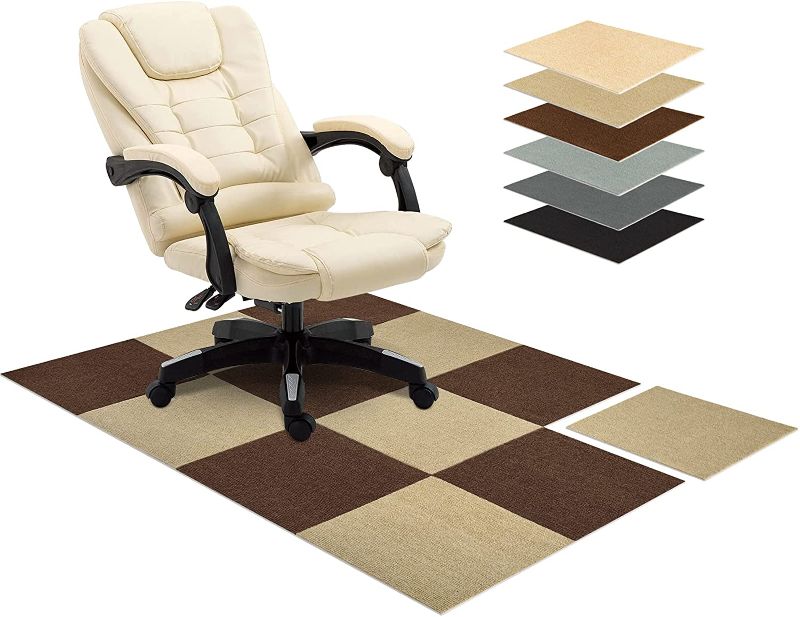 Photo 1 of HOMEIDEAS Office Chair Mat for Hardwood Floor peel and stick- Mats for Rolling Chairs,
