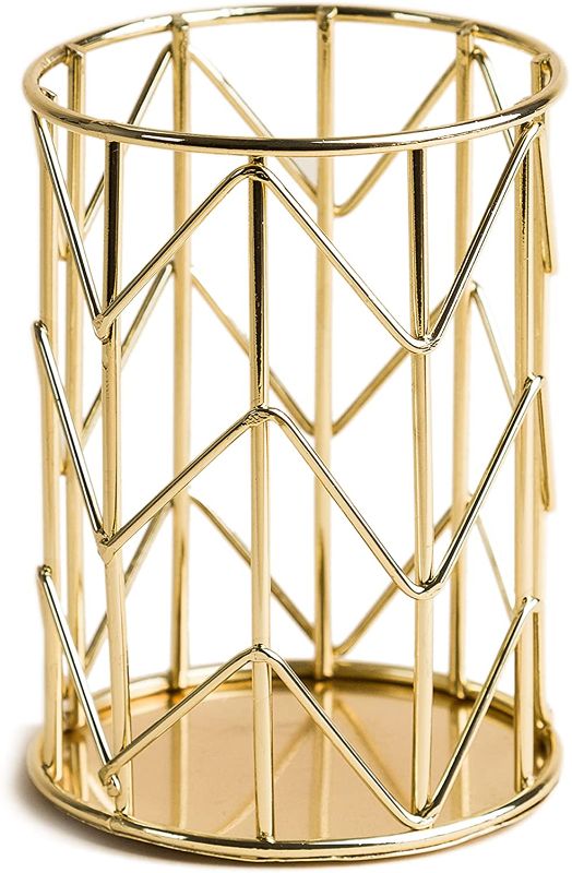 Photo 1 of GOLDEN PENCIL HOLDER 3PK