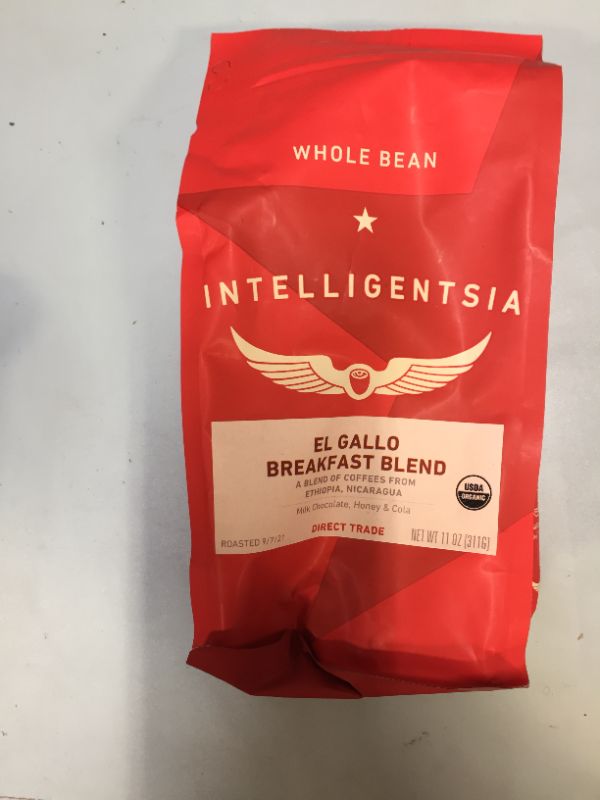 Photo 2 of Intelligentsia Organic El Gallo Breakfast Blend Coffee 12 oz. BagEXP12/2021