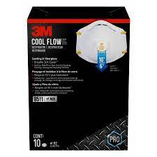 Photo 1 of 3M 8511 Respirator, N95, Cool Flow Valve (10-Pack)
