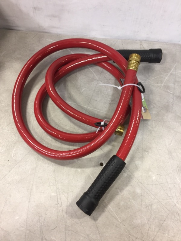 Photo 1 of 2 pack - 5/8 inch garden hose - red