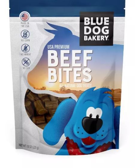 Photo 1 of 2 pack -Blue Dog Bakery Beef Bites Chewy Dog Treats - 7.8oz
best by dec - 11 -21 