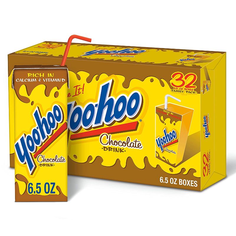 Photo 1 of Yoo-hoo Chocolate Drink, 6.5 fl oz boxes (Pack of 32)
best by aug - 24 - 2 1