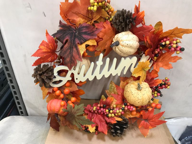 Photo 1 of Autumn outdoor front door  decor 