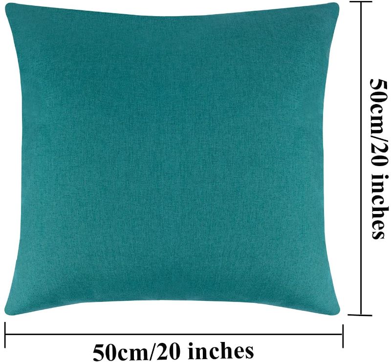 Photo 1 of Aneco Pack of 4 Outdoor  Throw Pillow Covers Decorative Garden Cushion Cases Square Pillowcases for Patio, Couch, Tent, Balcony and Sofa