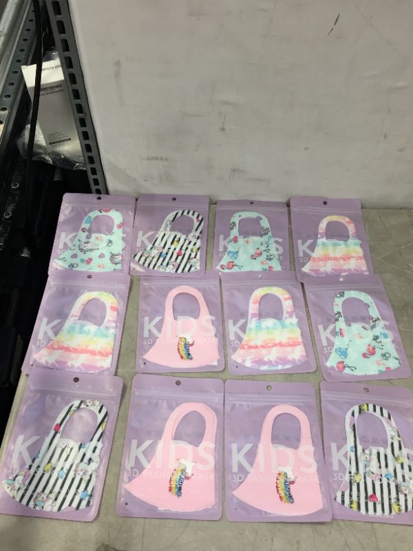 Photo 1 of kids face mask 12 pcs (reusable)
