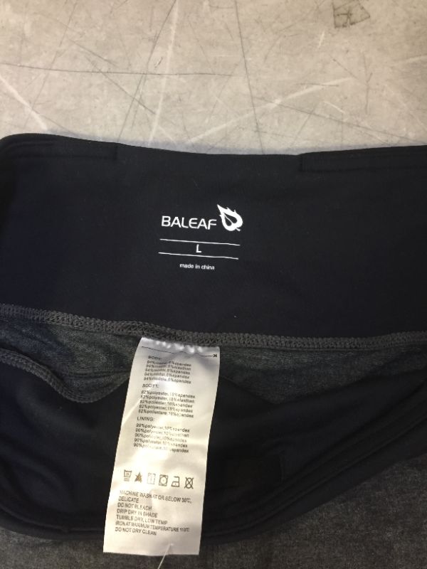 Photo 4 of BALEAF Women's 2.5" High Waisted Comfy Soft Lounge Casual Walking Shorts Yoga Workout Pocketed Shorts LARGE, CHARCOAL