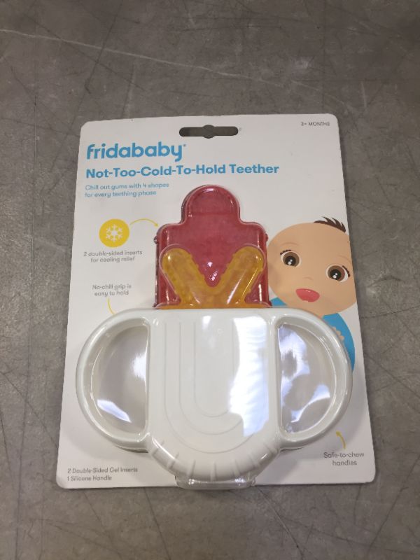 Photo 2 of Not-Too-Cold-to-Hold BPA-Free Silicone Teether for Babies by Frida Baby
