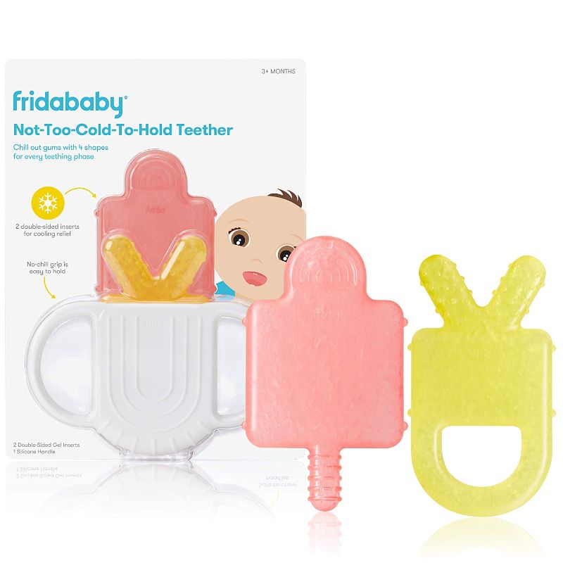 Photo 1 of Not-Too-Cold-to-Hold BPA-Free Silicone Teether for Babies by Frida Baby
