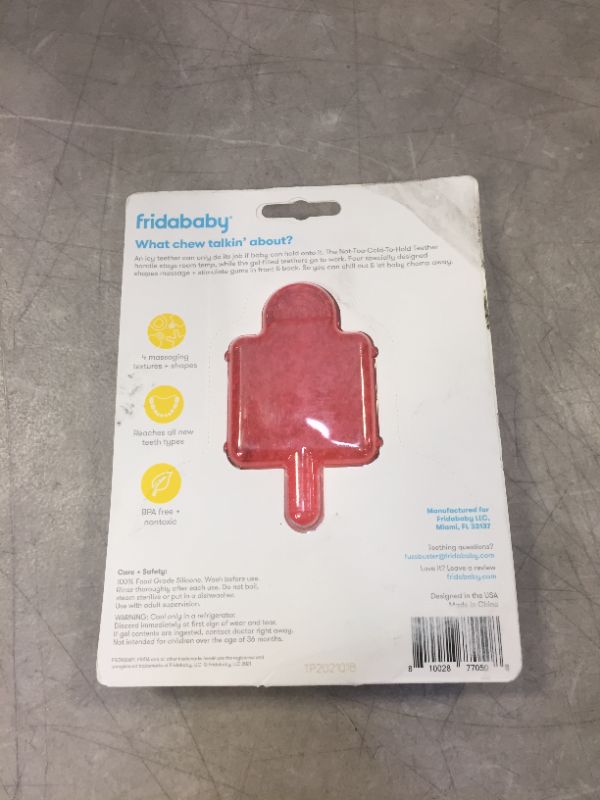 Photo 3 of Not-Too-Cold-to-Hold BPA-Free Silicone Teether for Babies by Frida Baby
