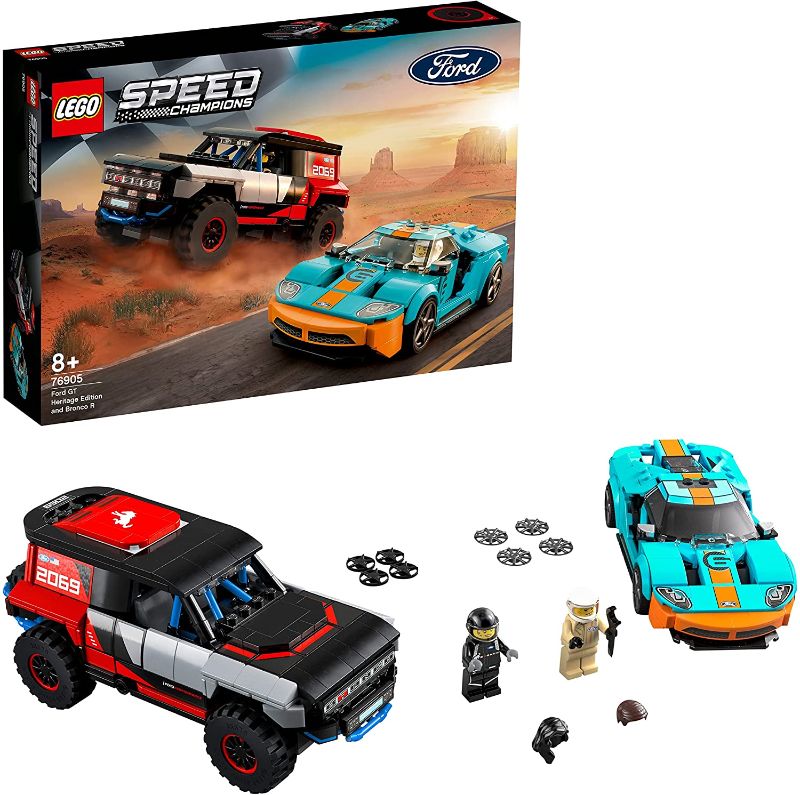 Photo 1 of LEGO Speed Champions - Ford GT Heritage Edition and Bronco R (76905.)
