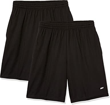 Photo 1 of Amazon Essentials Men’s 2-Pack Loose-Fit Performance Shorts SIZE SMALL
