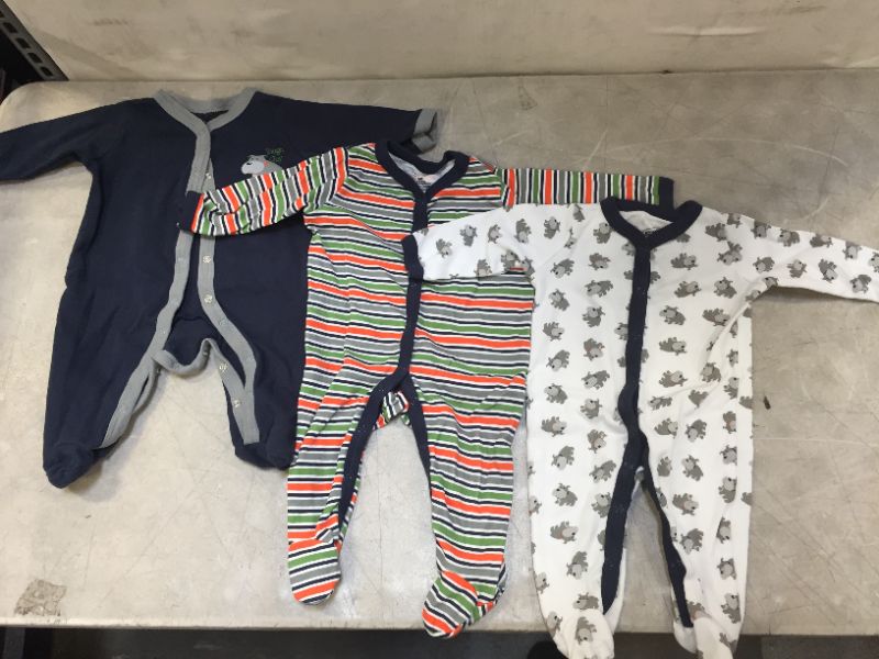 Photo 1 of 3PK BABY ONESIES LONG SLEEVE SIZE 3-6 MONTHS