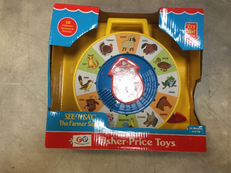 Photo 2 of Basic Fun Fisher Price Classic Toys - The Farmer Says See 'N Say - Great Pre-School Gift for Girls and Boys, multi
