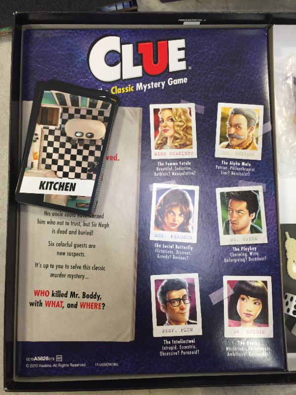 Photo 2 of CLUE BOARD GAME