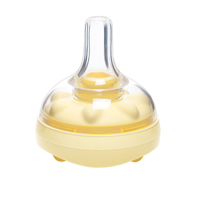 Photo 1 of Medela Calma Breast Milk Bottle Nipple for Breastmilk Feeding, Mimics Natural Feeding, Compatible with All Medela Bottles Through Each Stage of Breast Milk Feeding, Made Without BPA
