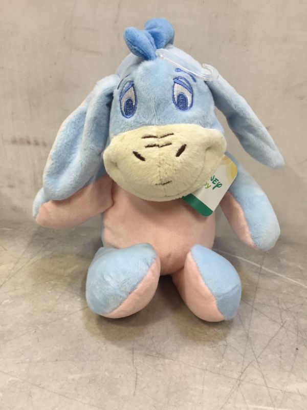 Photo 2 of Disney Baby Winnie The Pooh and Friends Stuffed Animal with Jingle and Crinkle, Eeyore
