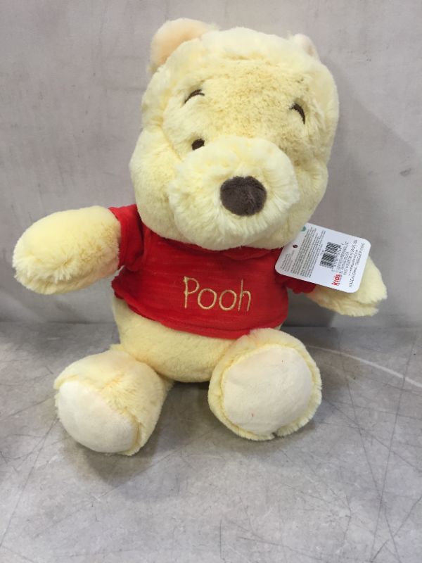 Photo 2 of KIDS PREFERRED Disney Baby Winnie the Pooh and Friends Stuffed Animal with Jingle and Crinkle, Pooh 12”, Standard
