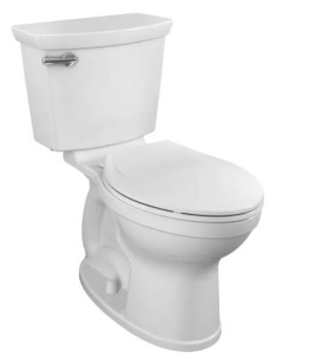 Photo 1 of Champion Tall Height 2-Piece High-Efficiency 1.28 GPF Single Flush Elongated Toilet in White Seat Included