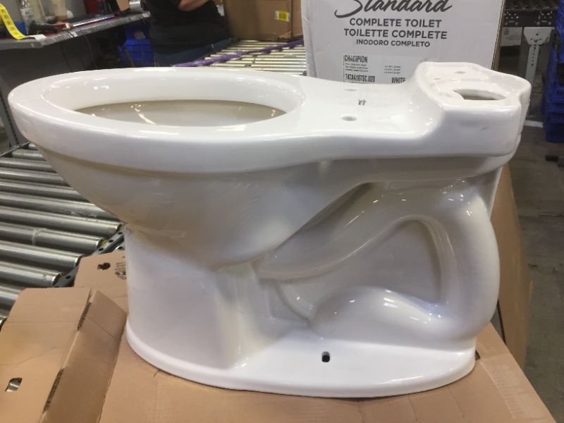 Photo 1 of Champion Tall Height 2-Piece High-Efficiency 1.28 GPF Single Flush Elongated Toilet in White Seat Included